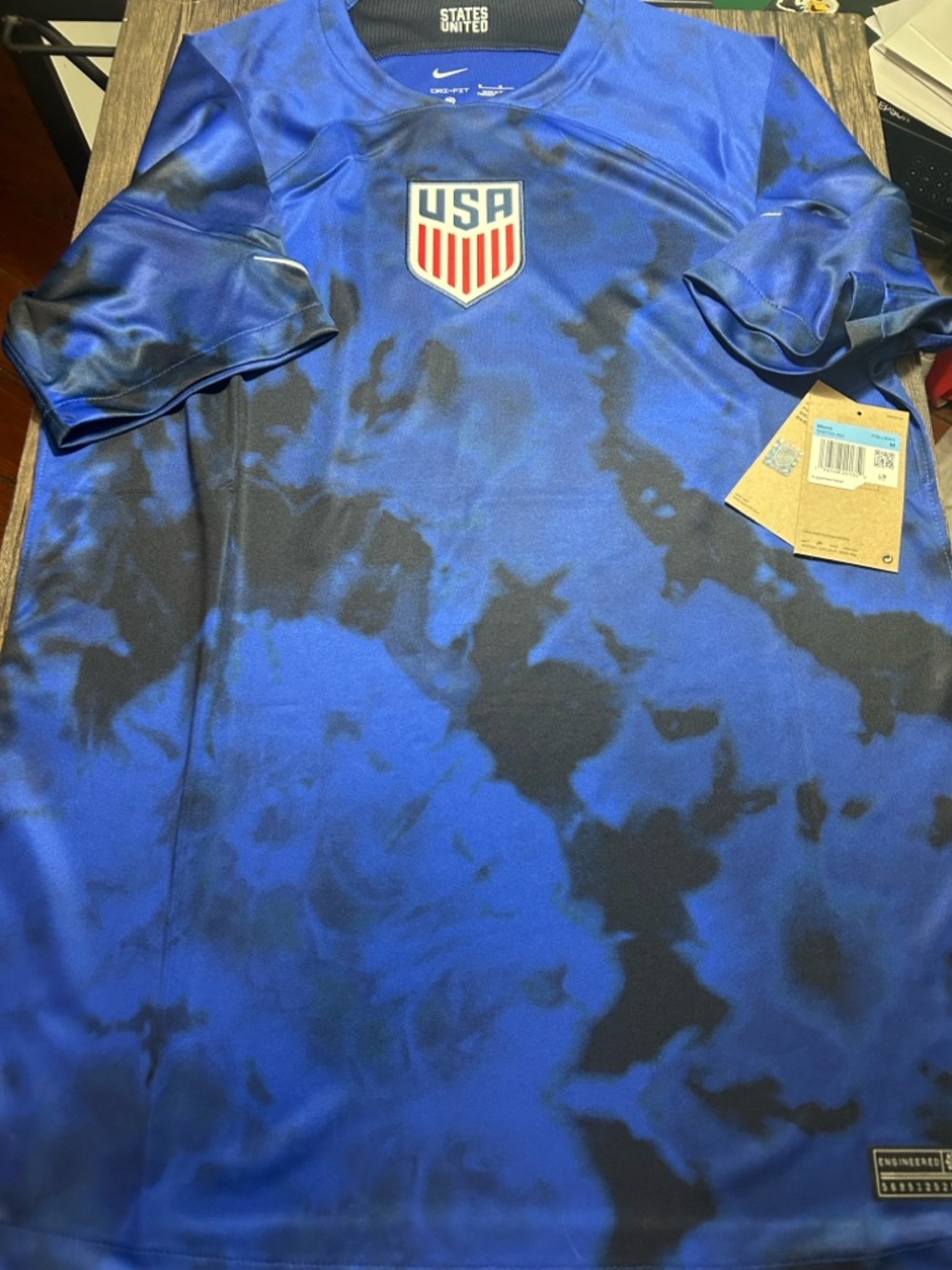 Nike Team USA World Cuo Men’s Soccer JERSEY Sz MEDIUM New with tags. - Picture 5 of 5